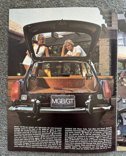 1972 MG MGB GT Brochure - Image 2