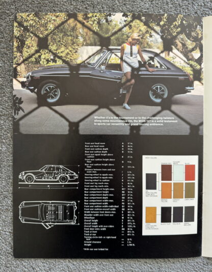 1972 MG MGB GT Brochure - Image 5