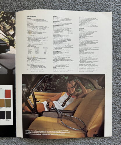 1972 MG MGB GT Brochure - Image 6