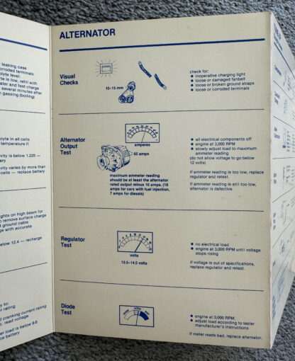 1980 Volkswagen Quick Data, Quick Check Brochures - Image 11
