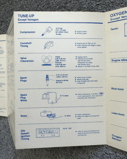 1980 Volkswagen Quick Data, Quick Check Brochures - Image 12
