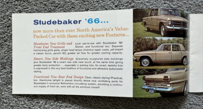 1966 Studebaker Range Brochure Commander, Daytona, Cruiser, Wagonare - Image 2