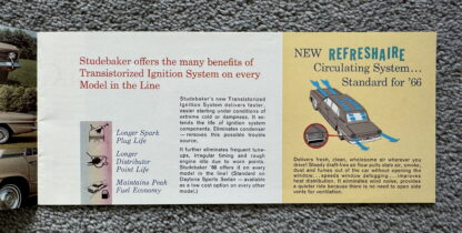 1966 Studebaker Range Brochure Commander, Daytona, Cruiser, Wagonare - Image 3