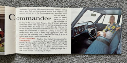 1966 Studebaker Range Brochure Commander, Daytona, Cruiser, Wagonare - Image 7