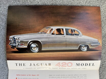 1966 Jaguar 420 Brochure - Image 3