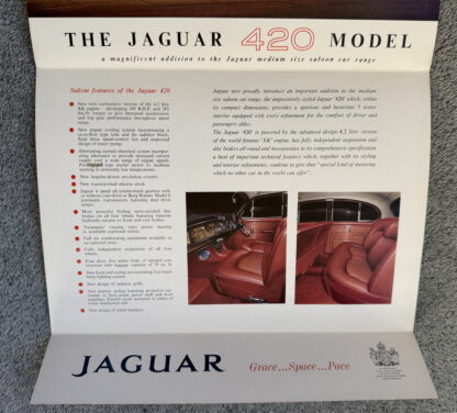 1966 Jaguar 420 Brochure - Image 4