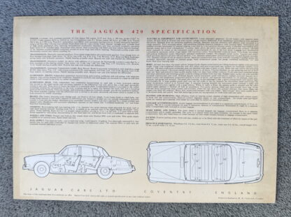 1966 Jaguar 420 Brochure - Image 6