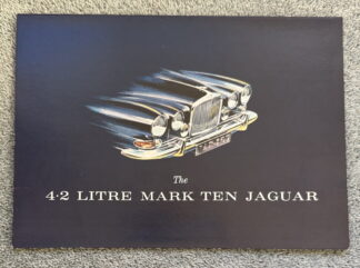 1962 Jaguar Mark Ten 4.2 Litre Brochure