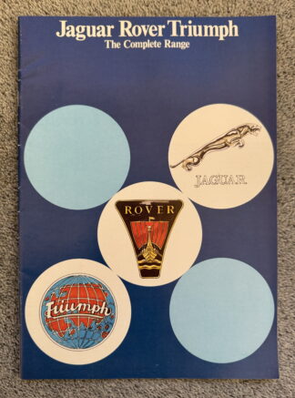 1977 British Leyland Jaguar Rover Triumph Brochure