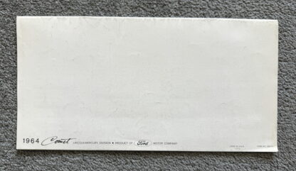 1964 Mercury Comet Range Brochure - Image 13