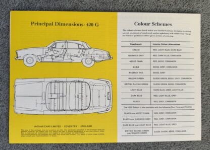 1969 Jaguar 420G Premium Brochure - Image 17