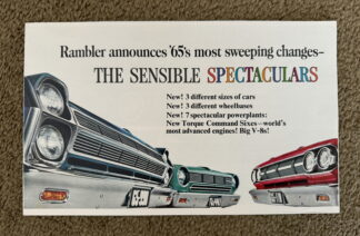 1965 Rambler Range Brochure Classic, Ambassador, American