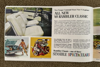 1965 Rambler Range Brochure Classic, Ambassador, American - Image 4