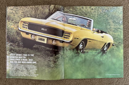 1969 Chevrolet Camaro Brochure - Image 4