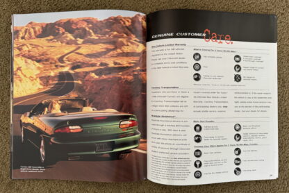 1998 Chevrolet Camaro, Z28 Brochure - Image 14