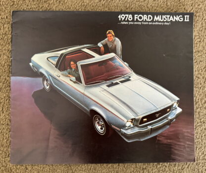 1978 Ford Mustang II, Cobra, Mach 1, King Cobra Brochure