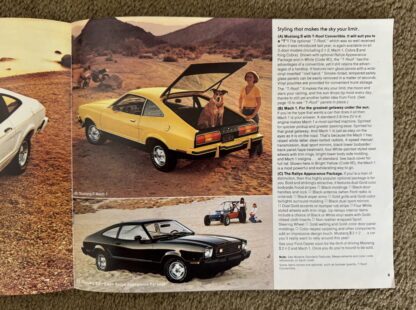 1978 Ford Mustang II, Cobra, Mach 1, King Cobra Brochure - Image 12