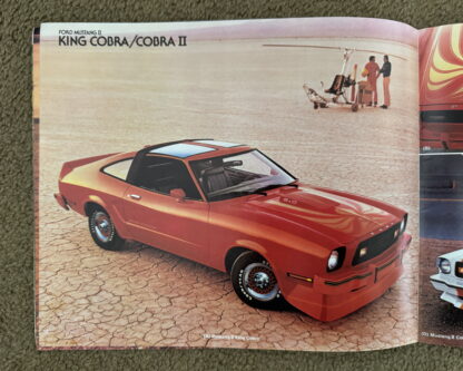 1978 Ford Mustang II, Cobra, Mach 1, King Cobra Brochure - Image 14