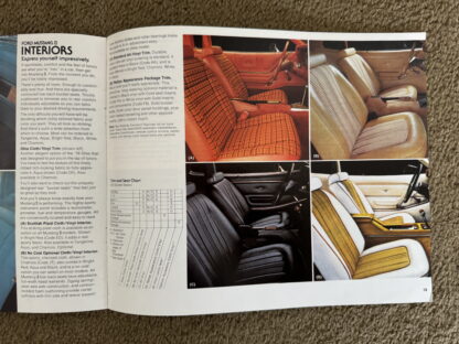 1978 Ford Mustang II, Cobra, Mach 1, King Cobra Brochure - Image 18
