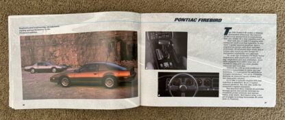 1985 Pontiac Range Brochure Firebird, Bonneville, Fiero, Parisienne - Image 9