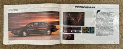 1985 Pontiac Range Brochure Firebird, Bonneville, Fiero, Parisienne - Image 10