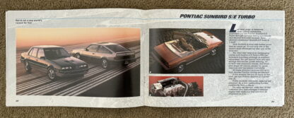 1985 Pontiac Range Brochure Firebird, Bonneville, Fiero, Parisienne - Image 12
