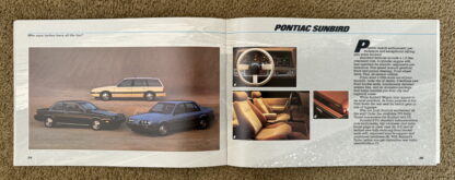 1985 Pontiac Range Brochure Firebird, Bonneville, Fiero, Parisienne - Image 13