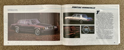 1985 Pontiac Range Brochure Firebird, Bonneville, Fiero, Parisienne - Image 15