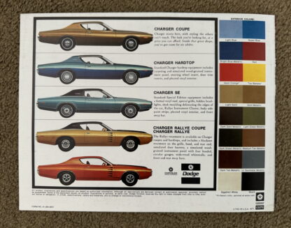 1972 Dodge Charger Brochure - Image 4