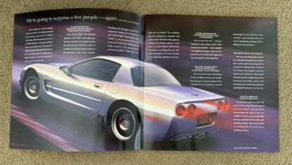 2001 Chevrolet Corvette Convertible, Coupe, Z06 Brochure - Image 3