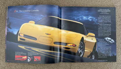 2001 Chevrolet Corvette Convertible, Coupe, Z06 Brochure
